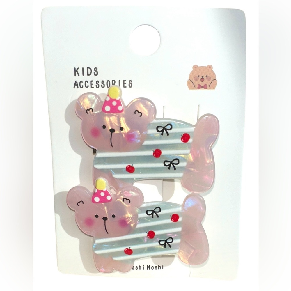 Kids Acrylic Hair Clips